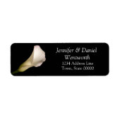 Blume Address Labels White Calla Lily (Vorne)