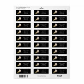 Blume Address Labels White Calla Lily (Vorne)