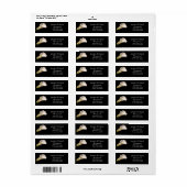 Blume Address Labels White Calla Lily (Vorne)