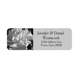 Blume Address Labels White Rose