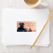 Blume Adressaufkleber (Insitu)