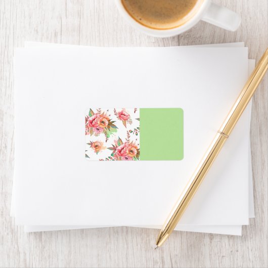 Blume Adressaufkleber (Insitu)