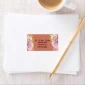 Blume Adressaufkleber (Insitu)