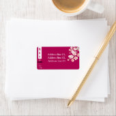 Blume Adressaufkleber (Insitu)