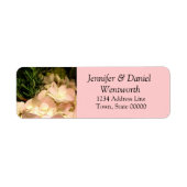 Blume Adresse Labels Pink Hydrangea (Vorne)
