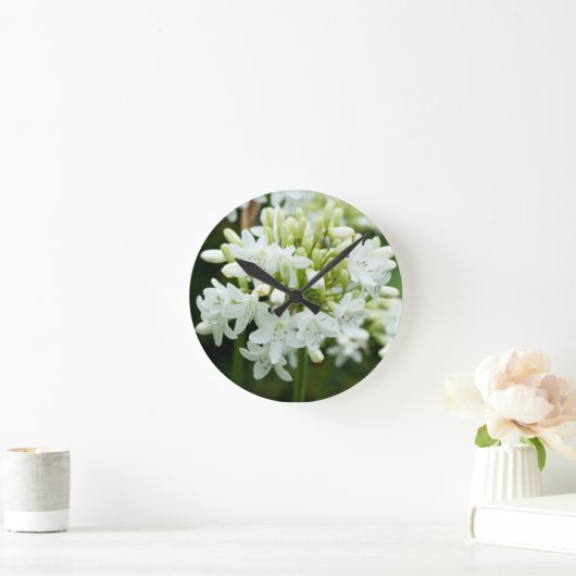 Blume Agapanthus Runde Wanduhr (Zuhause)