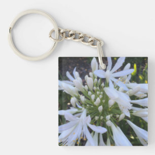 Blume Agapanthus Schlüsselanhänger