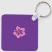 Blume Akryllischer Schlüsselanhänger (Rückseite)