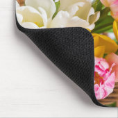 Blume-Aktionskorb-Maus Mousepad (Ecke)