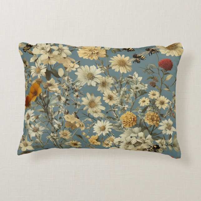Blume Akzent Pillow Dekokissen (Rückseite)