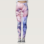 Blume Alcohol Pastell Leggings (Vorderseite)