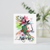 Blume Algerien Postkarte (Stehend Vorderseite)