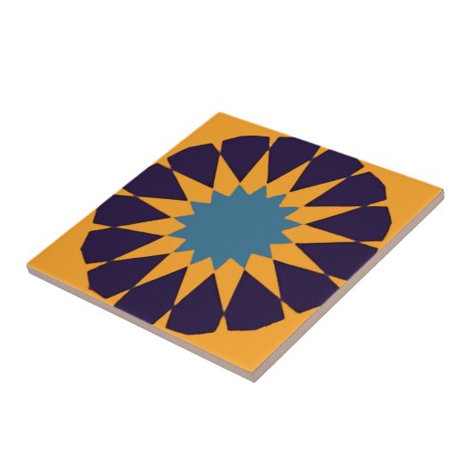 Blume Alhambra Fliese (Seite)