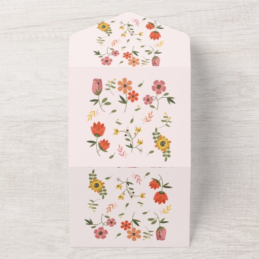 Blume All In One Einladung (Außenbereich)