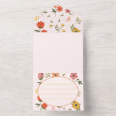 Blume All In One Einladung (Innen Boden)