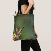 %Blume Allround-Over-Print-Totbeutel, Mittel Tasche (Von Nahem)