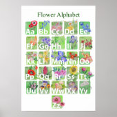 Blume Alphabet Poster (Vorne)