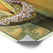 Blume Alphonse Mucha Poster (Ecke)