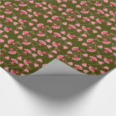 Blume ALS GESCHENKE FÜR IHREN LIEBER Geschenkpapier (Ecke)