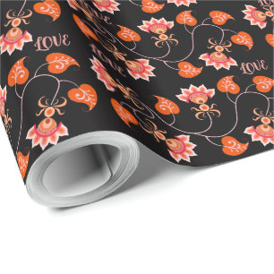 Blume ALS GESCHENKE FÜR IHREN LIEBER Geschenkpapier