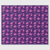 Blume ALS GESCHENKE FÜR IHREN LIEBER Geschenkpapier (Flach)