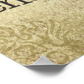 Blume am 14. Februar "Chamomile" Poster (Ecke)