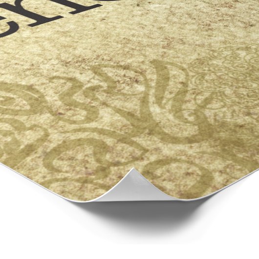 Blume am 14. Februar "Chamomile" Poster (Ecke)