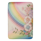 Blume am Ende des Regenbogens Badematte (Vorderseite Vertikal)
