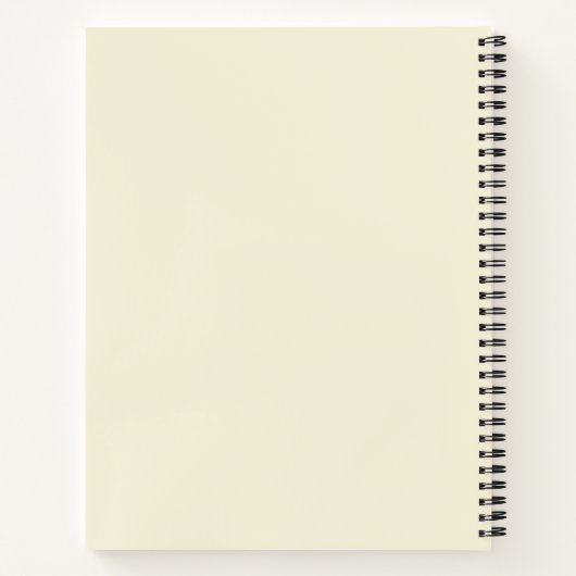 Blume am Fluss Notizblock (Rückseite)