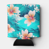 Blume am Hibiskus Dosenkühler (Rückseite)