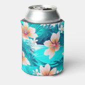 Blume am Hibiskus Dosenkühler (Kanne Rückseite)