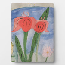Blume Am Lago Tabletop Plaque mit Easel