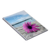 Blume am Meer Notizblock (Rechte Seite)