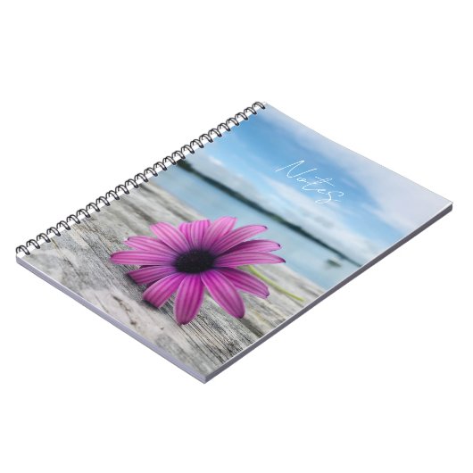 Blume am Meer Notizblock (Linke Seite)