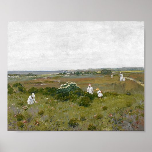 Blume am Meer | William Merritt Chase Poster (Vorne)