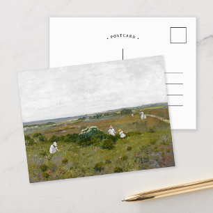 Blume am Meer   William Merritt Chase Postkarte