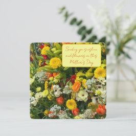 Blume am Muttertag Ankündigung