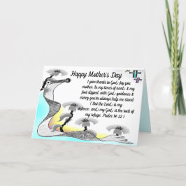 Blume am Muttertag Dankeskarte