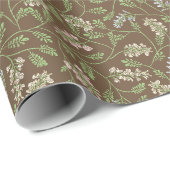 Blume am Muttertag Frühlingstraining Lupine Geschenkpapier (Rolleneckpunkt)