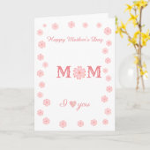 Blume am Muttertag Karte (Gelbe Blume)