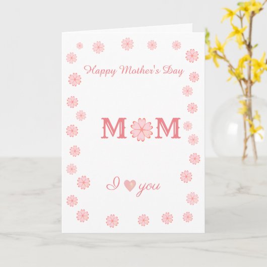 Blume am Muttertag Karte (Gelbe Blume)