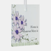 Blume am Muttertag Ornament Aus Glas (Vorderseite Rechts)