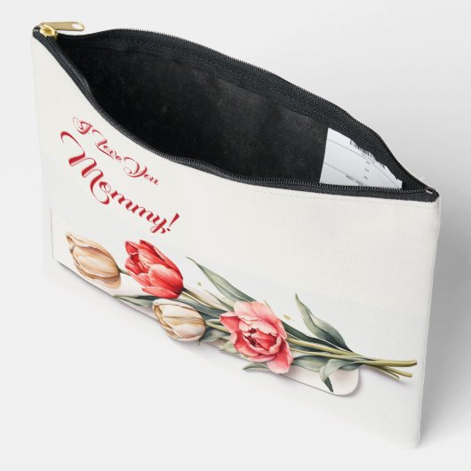 Blume am Muttertag Zubehörtasche (Offen)