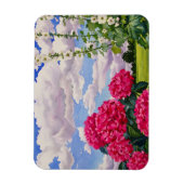 Blume am Rande einer Wiese 2008 Magnet (Vertikal)