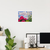 Blume am Rande einer Wiese 2008 Poster (Heimbüro)