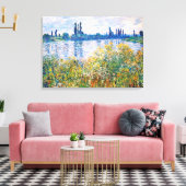 Blume am Seine-Monet Leinwanddruck (Insitu (Wohnzimmer))