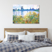 Blume am Seine-Monet Leinwanddruck (Insitu (Schlafzimmer))
