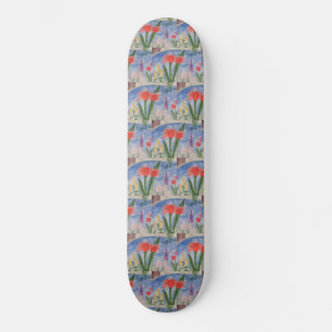 Blume am Skateboard
