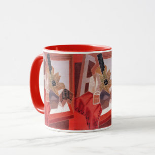 Blume am Tisch von Juan Gris, Vintager Kubismus Tasse