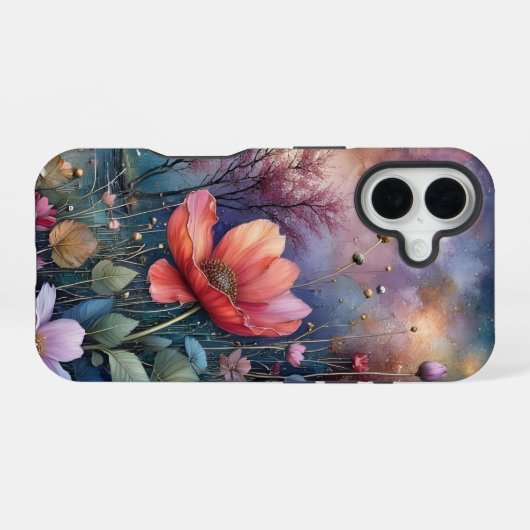 Blume am Wasser iPhone 16 Hülle (Rückseite (Horizontal))